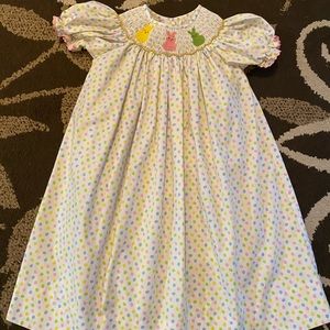 Easter smocked dress